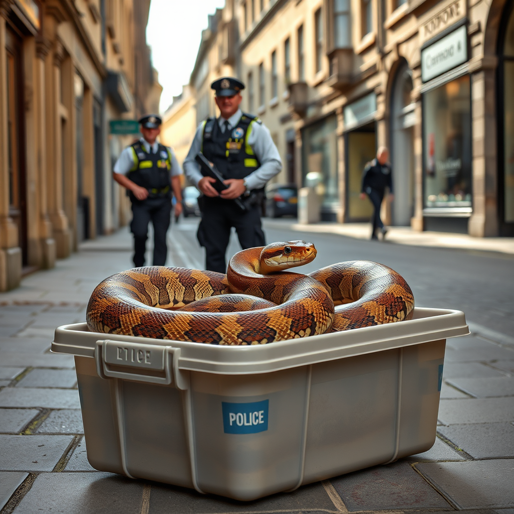 Officers spot two large reptiles during routine city patrol